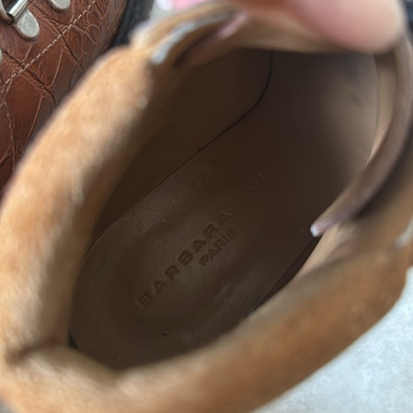 Barbara Bui tan leather hiking boot 36 - Picture 7 of 9